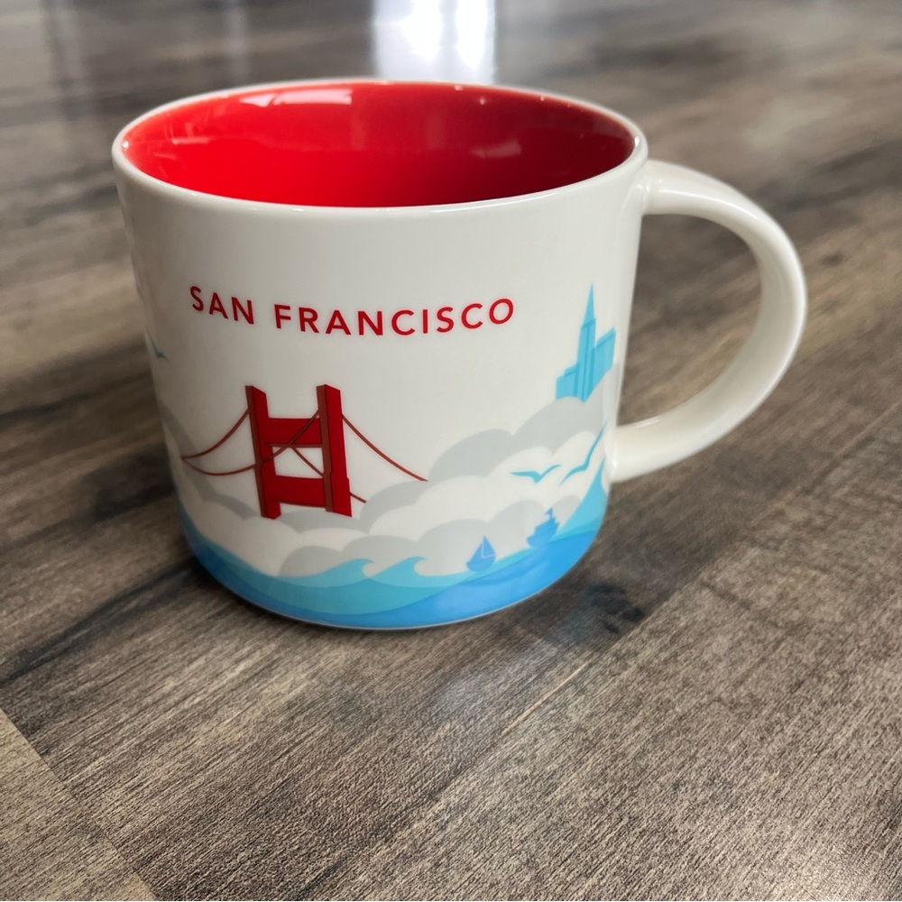 Starbucks Coffee Mug San Francisco You Are Here Collection  14oz Ceramic 2017